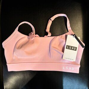 LSKD Momentum Sports Bra Diddie - Marshmallow - Size Small (D/DD/E)- NWT